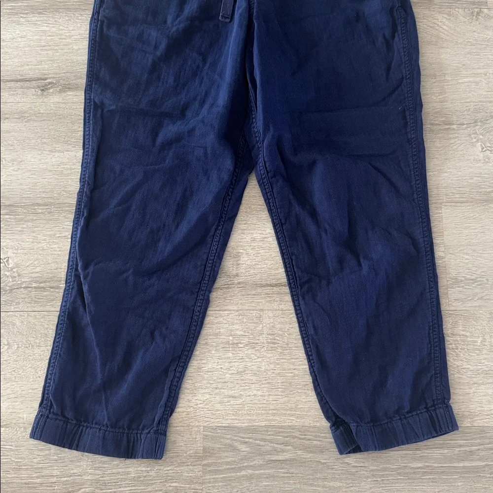 J Crew Point Sur Seaside Pants Womens 8 Cotton Twill 4 Pocket Pull On 23 inseam